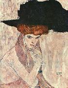 Gustav Klimt The Black Feather Hat Germany oil painting reproduction
